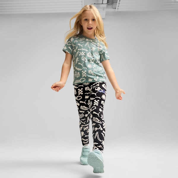 Sandy Adventures Little Kids' Leggings, PUMA Black, extralarge