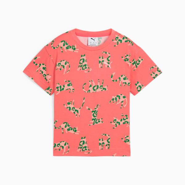 CATS CLUB Little Kids' Tee, Peach Frost, extralarge