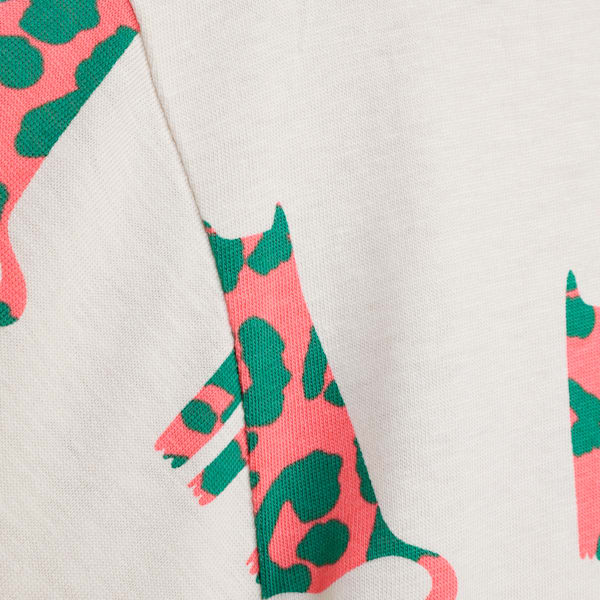 CATS CLUB Kid's Relaxed Fit Tee, Alpine Snow, extralarge-IND