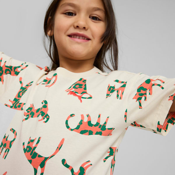 CATS CLUB Kid's Relaxed Fit Tee, Alpine Snow, extralarge-IND