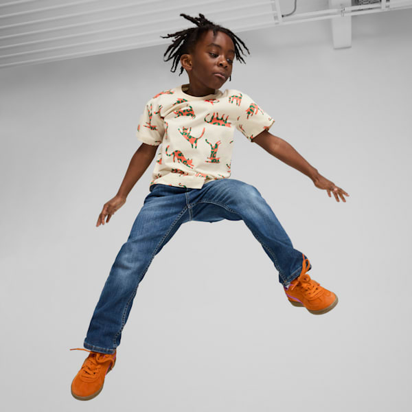 CATS CLUB Kid's Relaxed Fit Tee, Alpine Snow, extralarge-IND