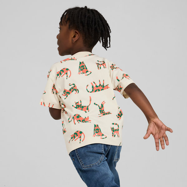 CATS CLUB Kid's Relaxed Fit Tee, Alpine Snow, extralarge-IND