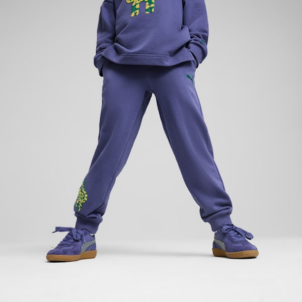 Cats Club Little Kids' Sweatpants, Blue Crystal, extralarge