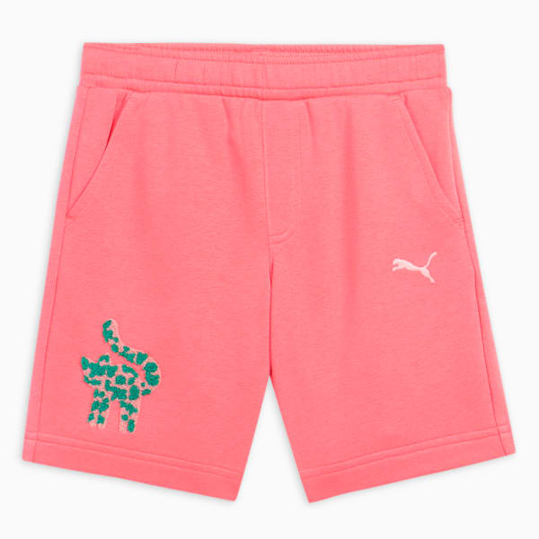 CATS CLUB Kid's Relaxed Fit Shorts, Peach Frost, extralarge-IND