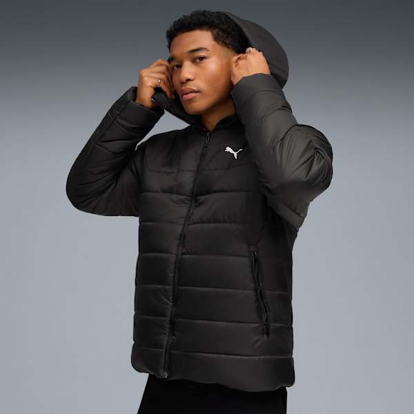 ESS Hooded Padded Jacket Men, PUMA Black, extralarge