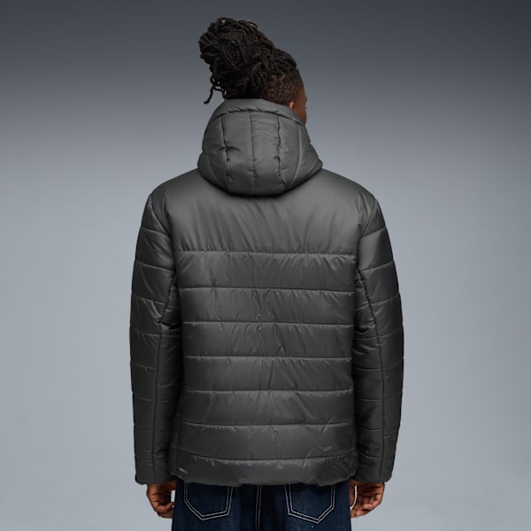 ESS Hooded Padded Jacket Men, Dusky Gray, extralarge