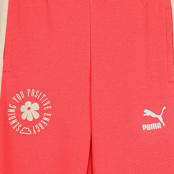 Classics Bubble Bloom T7 Girl's Pants, Salmon, extralarge-IND