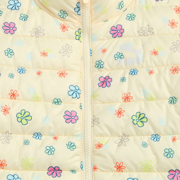 Classics Bubble Bloom Girl's Jacket, Creamy Vanilla, extralarge-IND
