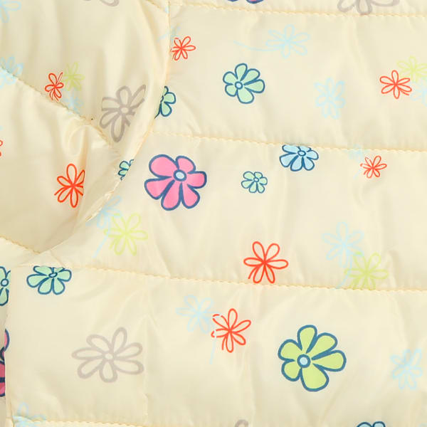 Classics Bubble Bloom Girl's Jacket, Creamy Vanilla, extralarge-IND