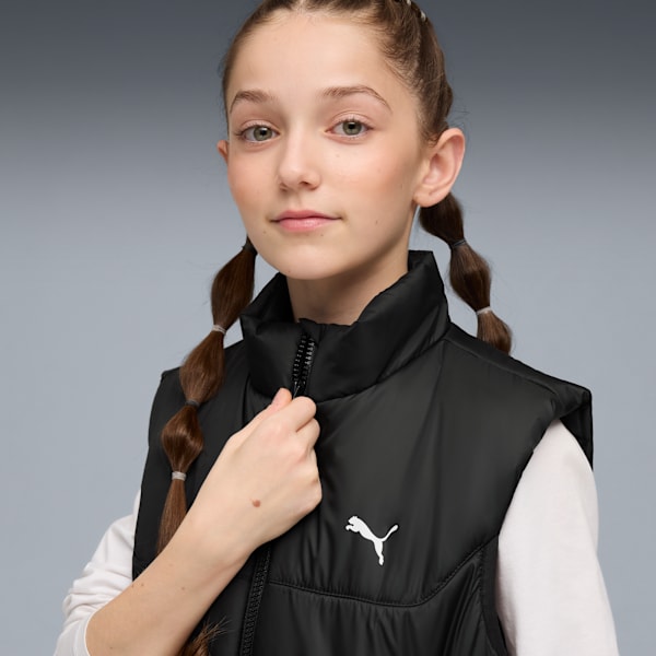 ESS Padded Vest Youth, PUMA Black, extralarge