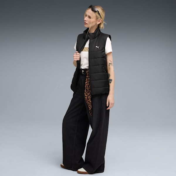 ESS Padded Vest Women, PUMA Black, extralarge