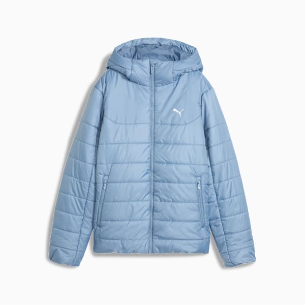 ESS Hooded Padded Jacket Women, Cool Blue, extralarge