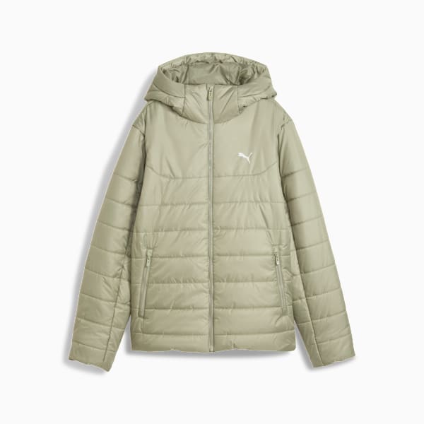 ESS Hooded Padded Jacket Women, Lux Army, extralarge
