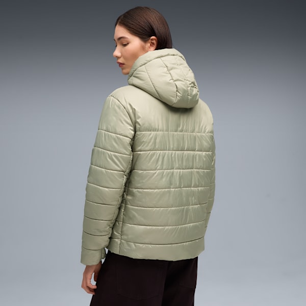 ESS Hooded Padded Jacket Women, Lux Army, extralarge