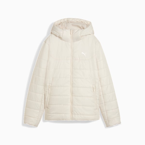 Essentials Hooded Padded Jacket Women, Alpine Snow, extralarge-GBR