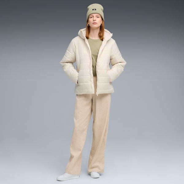 ESS Hooded Padded Jacket Women, Alpine Snow, extralarge