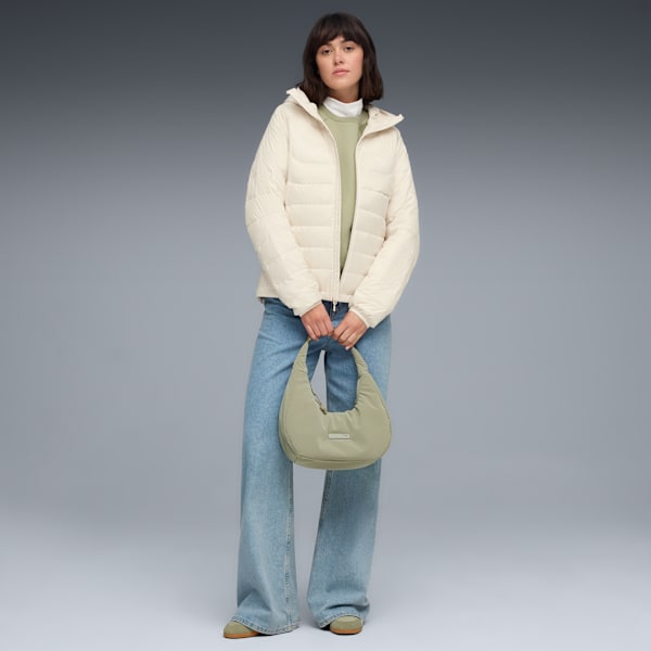 PACKLITE Women's Down Hooded Jacket, Alpine Snow, extralarge