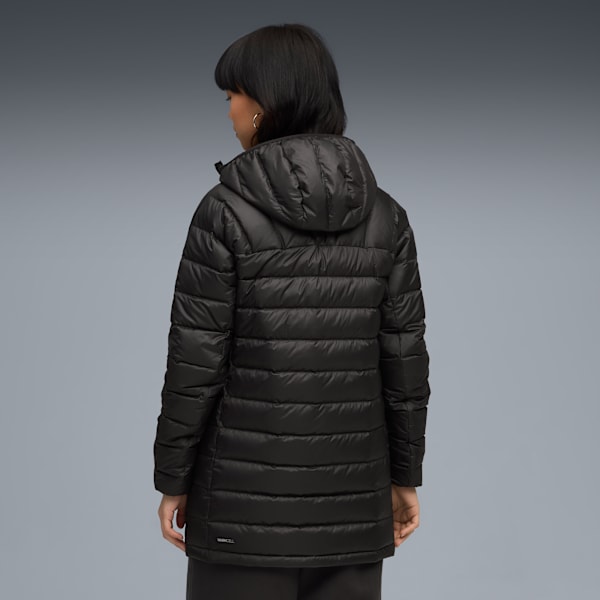 Outerwear Women's Long Hooded Down Coat, PUMA Black, extralarge