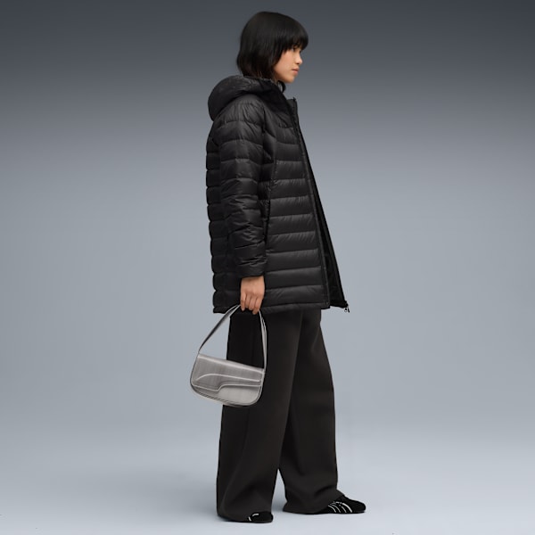 Outerwear Women's Long Hooded Down Coat, PUMA Black, extralarge