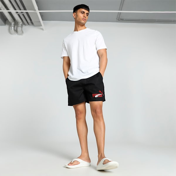 Men's Woven Boxers-Pack of 1, PUMA Black, extralarge-IND