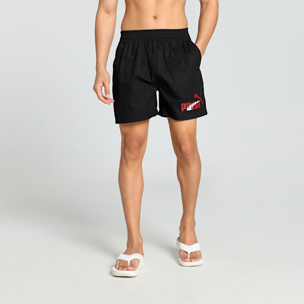 Men's Woven Boxers-Pack of 1, PUMA Black, extralarge-IND