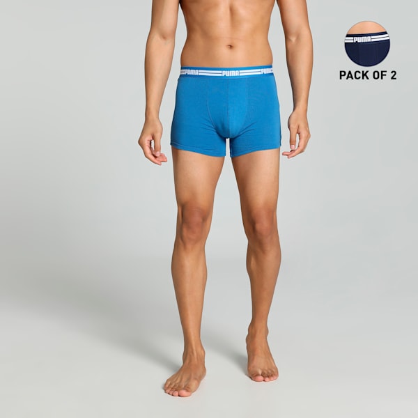 Men's Stretch Trunks-Pack of 2, PUMA Navy-Star Sapphire, extralarge-IND