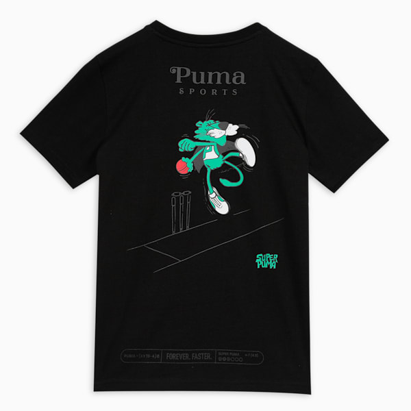 SUPER Graphic Youth Tee, PUMA Black, extralarge-IND