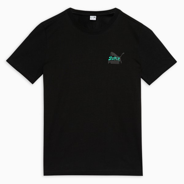 SUPER Graphic Youth Tee, PUMA Black, extralarge-IND
