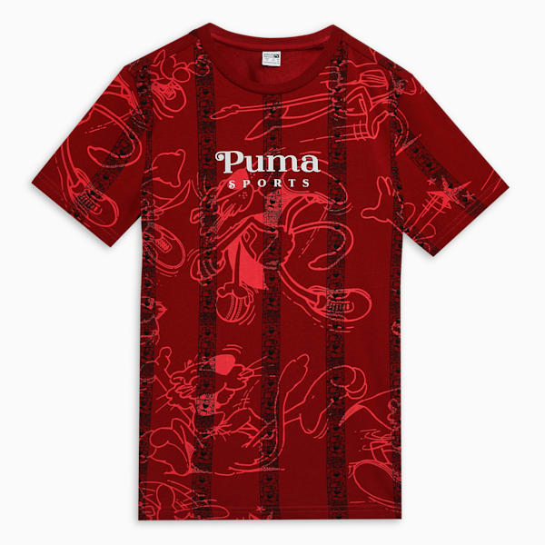 SUPER Printed Youth Tee, Intense Red, extralarge-IND