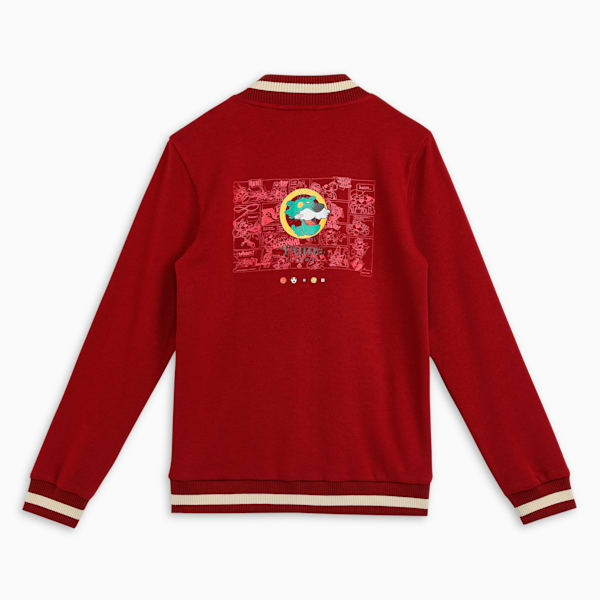 SUPER Youth Knitted Jacket, Intense Red, extralarge-IND