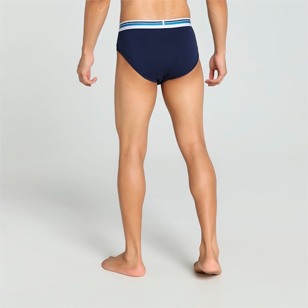 Men's Stretch Briefs-Pack of 2, PUMA Navy-Star Sapphire, extralarge-IND