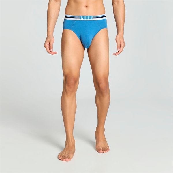 Men's Stretch Briefs-Pack of 2, PUMA Navy-Star Sapphire, extralarge-IND