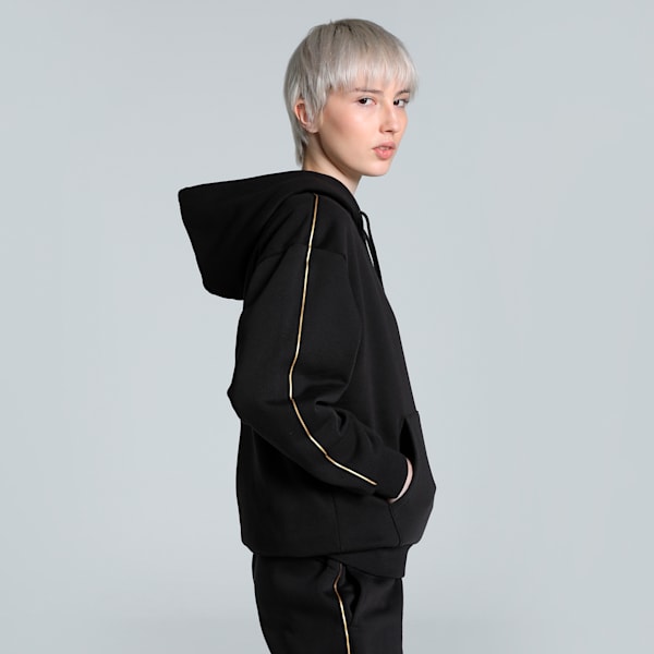 Puma tape hoodie ladies hotsell