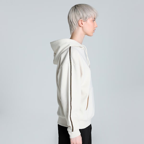 TAPE MINIMAL GOLD Women's Hoodie, Alpine Snow, extralarge-IND