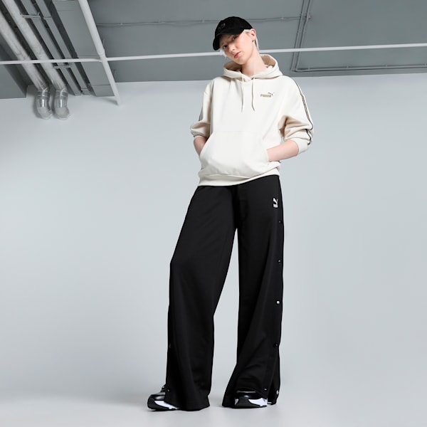 TAPE MINIMAL GOLD Women's Hoodie, Alpine Snow, extralarge-IND
