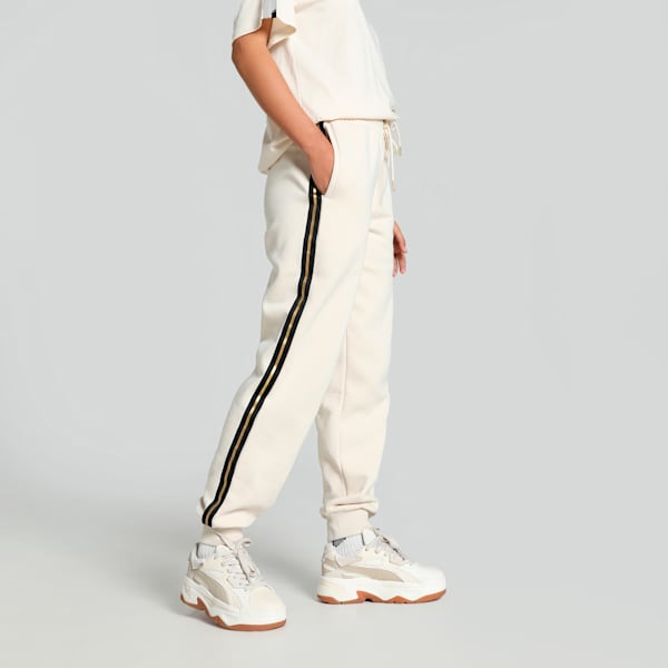 MINIMAL GOLD Women's Sweat Pants, Alpine Snow, extralarge-IND
