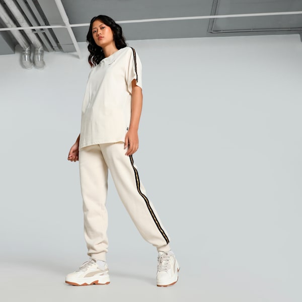 MINIMAL GOLD Women's Sweat Pants, Alpine Snow, extralarge-IND