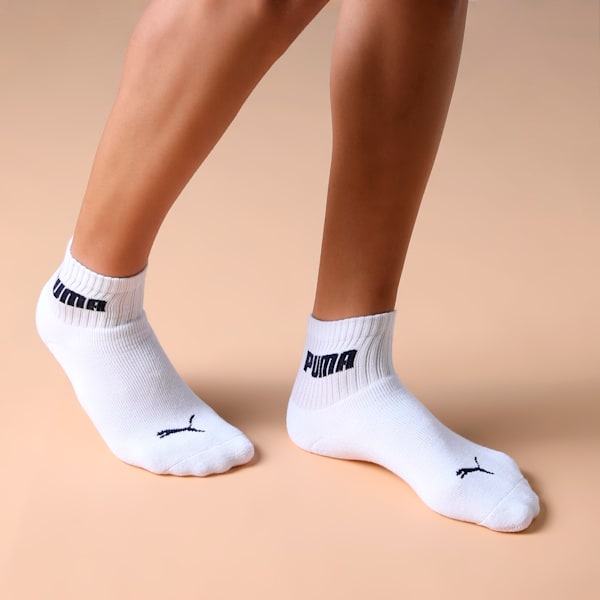 Sport Quarter Socks Pack of 3, PUMA White-PUMA White-PUMA White, extralarge-IND