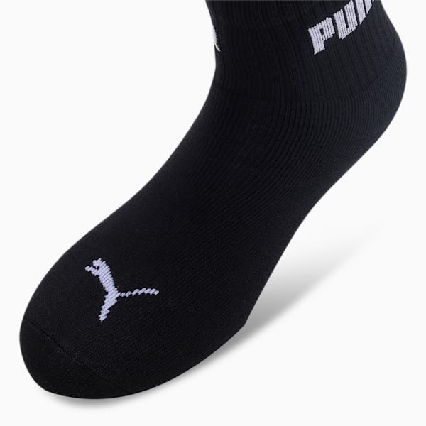 Cushion Sport Quarter Socks Pack of 3, PUMA Black-PUMA Black-PUMA Black, extralarge-IND