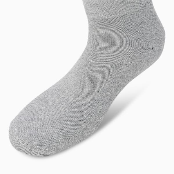 Half Terry Ankle-Length Socks Pack of 3, PUMA White-PUMA Black-Medium Gray Heather, extralarge-IND