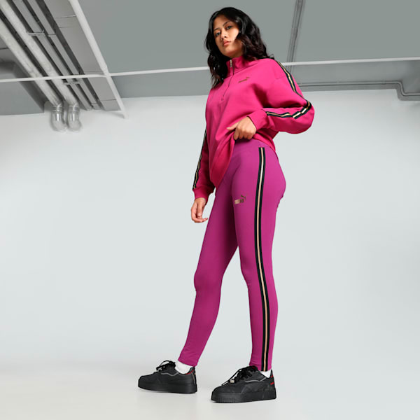 MINIMAL GOLD Women's Leggings, Magenta Gleam, extralarge-IND