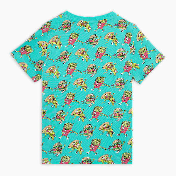 Classics SPORTFEAST Printed Kid's Tee, Mint, extralarge-IND