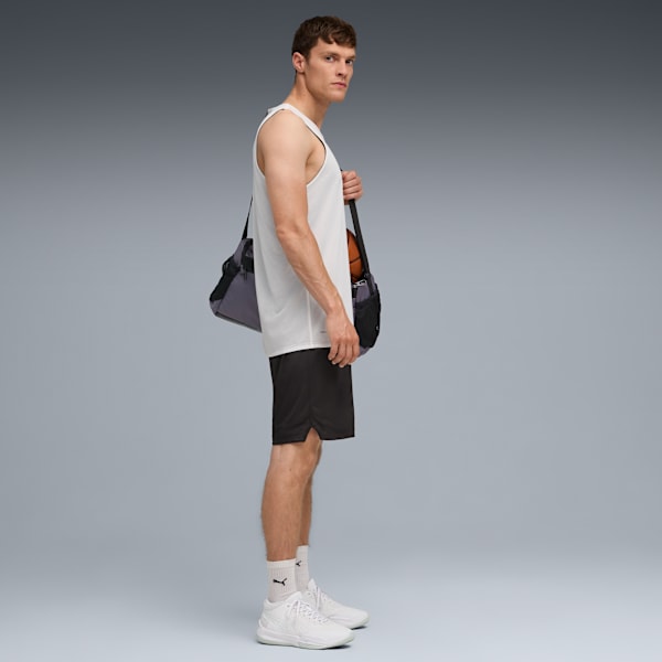 メンズ バスケットボール TEAMJAWS リバーシブル ジャージ ノースリーブシャツ, PUMA Black-PUMA White, extralarge-JPN