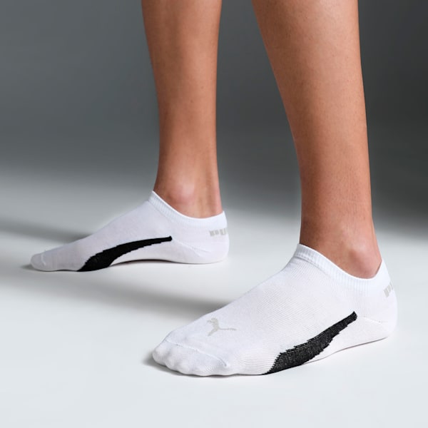 Lifestyle Sneaker Socks Pack of 3, PUMA White-Cool Gray 7-PUMA Black, extralarge-IND