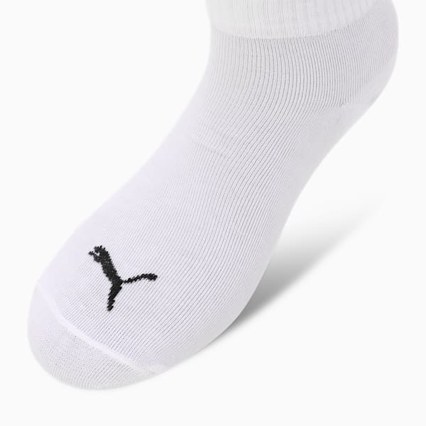 Quarter Plain Socks Pack of 3, Cool Gray 7-PUMA White-PUMA Black, extralarge-IND
