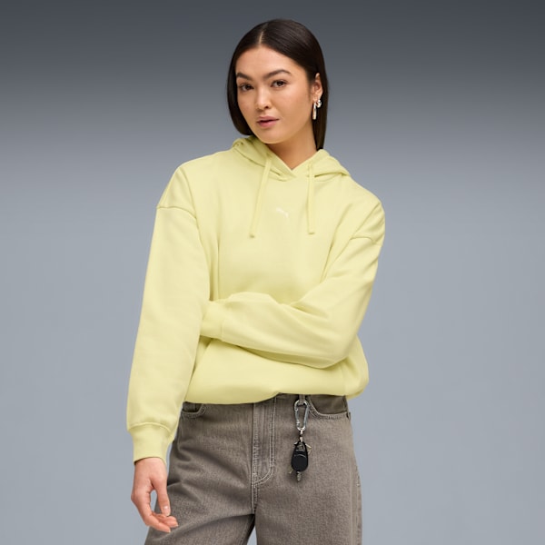 Sudadera oversize con capucha para mujer Essentials, Gold Moon, extralarge