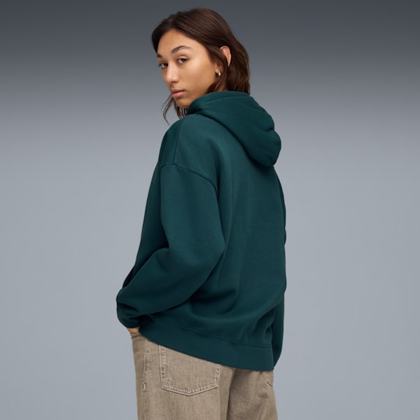 Sudadera oversize con capucha para mujer Essentials, Green Terrain, extralarge