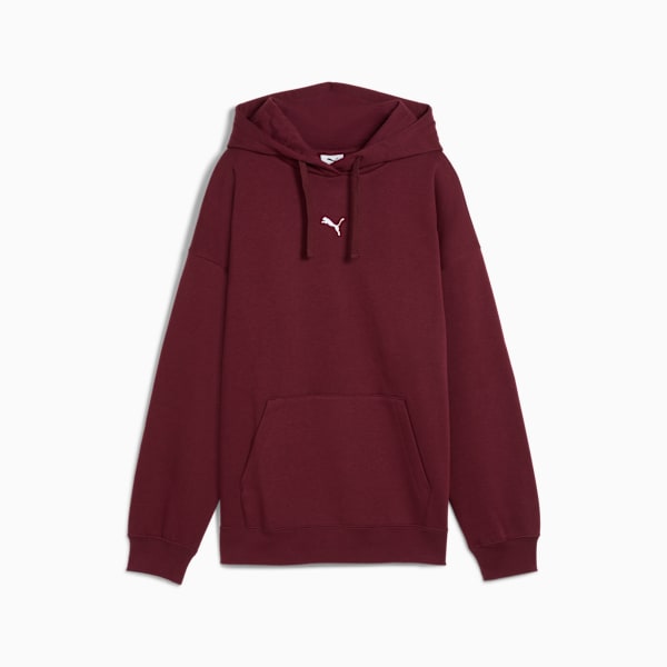 Essentials Oversized Hoodie Women, Ruby Shimmer, extralarge