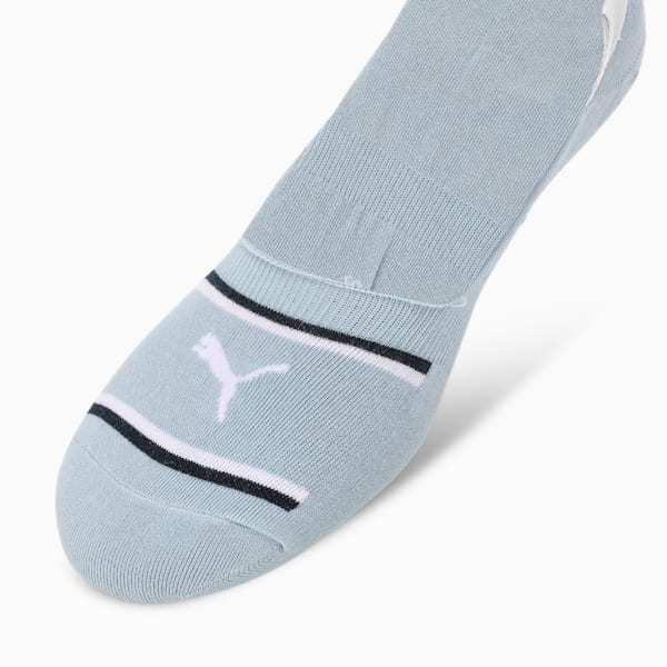 Lifestyle Footie Socks Pack of 3, Barely Blue-PUMA Navy-PUMA White, extralarge-IND