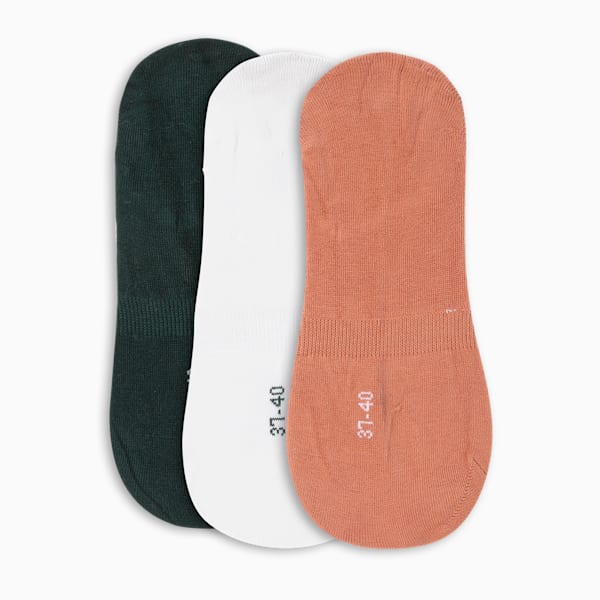 Lifestyle Footie Socks Pack of 3, Malachite, extralarge-IND